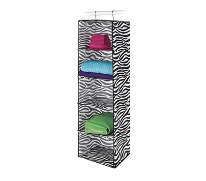 Cool Animal-Print Pattern - Zebra 5 Sweater Shelf Organizer - College Dorm Stuff Essential
