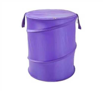 Purple Bongo - Durable Dorm Laundry Hamper - Cool Color and College Necessity
