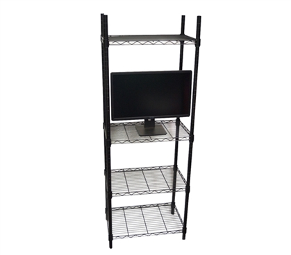 The TV Stand Shelf Supreme - Adjustable Shelving Dorm Furniture