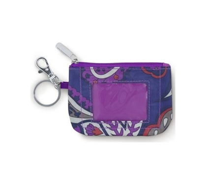 Dorm Accessory - Vivid Paisley Student ID Case - Key Holder