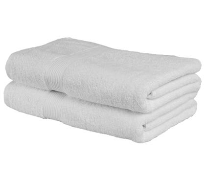 Cheap Dorm Stuff White Towel Set Antimicrobial Bathroom Supplies College Bath Essentials