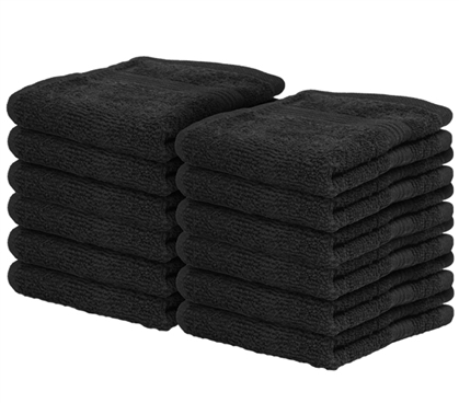 Dozen Washcloth Set Dorm Bathroom Supplies List College Life Essentials for Living on Campus