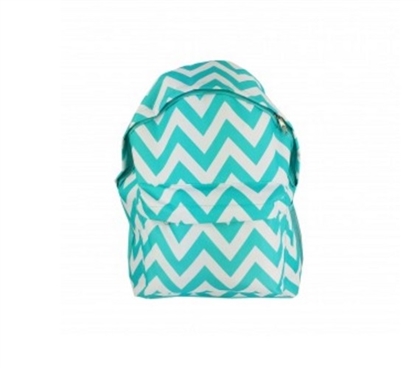 Chevron Turquoise College Backpack Cheap Dorm Supplies College Dorm Checklist