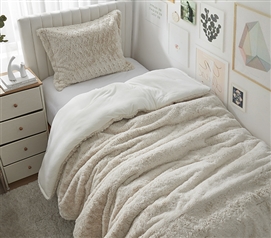 Rare White Bison - Coma Inducer Twin XL Comforter - Tundra White