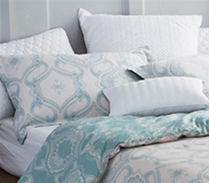 Cheap College Dorm Decorations Modena Standard Pillow Sham Essential Twin XL Bedding