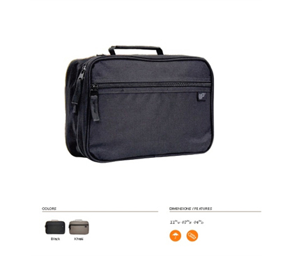 Hanging Triple Pocket Toiletry Bag