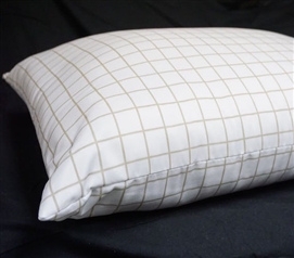 Basic Essential Microfiber Pillow Dorm Bedding Dorm Necessities for College Supplies