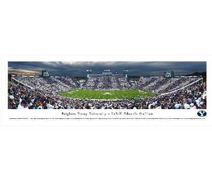 Brigham Young University - LaVell Edwards Stadium Panorama Dorm Room Decorations