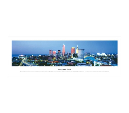 Cleveland, Ohio - Panorama College Wall Decor