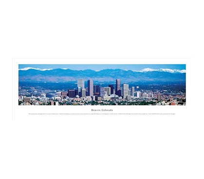 Denver, Colorado - Skyline Panorama Must Have Dorm Items Cool Dorm Room Ideas