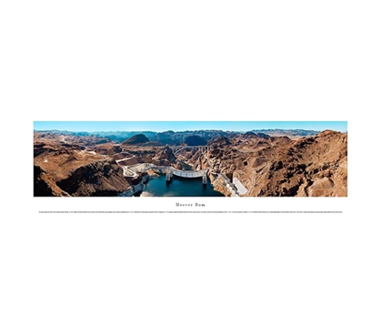 Hoover Dam - Aerial Panorama
