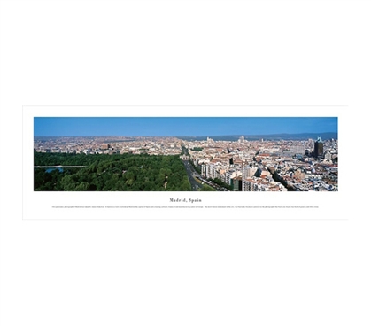 Madrid, Spain - Skyline Panorama