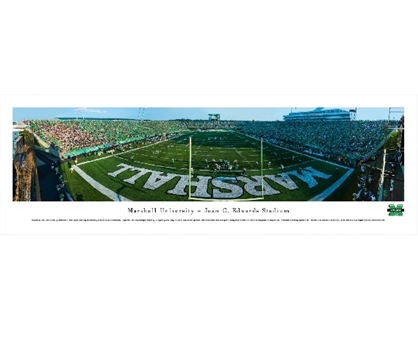 Marshall Thundering Herd - Joan C. Edwards Stadium Panorama Dorm Wall Art Dorm Room Decor