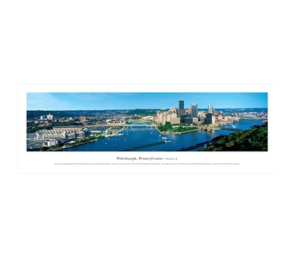 Pittsburgh, Pennsylvania - Skyline Panorama