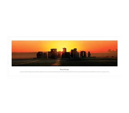 Stonehenge Sunset - Panorama