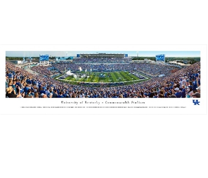 Kentucky Wildcats - Commonwealth Stadium Dorm Wall Art College Wall Decor