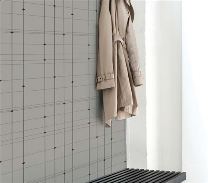 Thermoscad Gray/Brown Designer Removable Dorm Room Wallpaper Dorm Essentials College Supplies