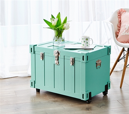 Bolt Trunks - Mint (Extra Roomy College Footlocker) Dorm Essentials