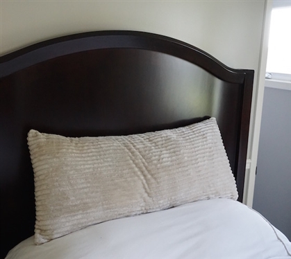 Body Pillow Textured Comfort - Almond