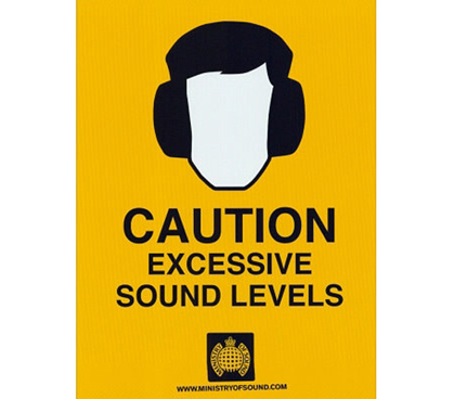 Cheap College Posters - Caution (Excessive Sound Levels) - Art Poster - Perfect Wall Decorations