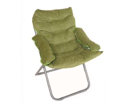 College Club Dorm Chair - Plush & Extra Tall - Green Dorm Essentials College Supplies