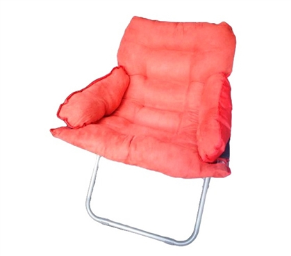Extra Dorm Furniture - College Club Dorm Chair - Plush & Extra Tall - Ugly Red - College Supplies Necessity