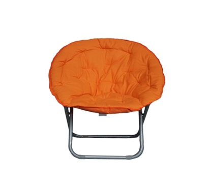 Dorm Room Furniture - Comfort Padded Moon Chair - Orange