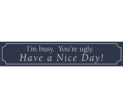 Snappy College Decor - Have A Nice Day - Funny College Tin Sign Decor