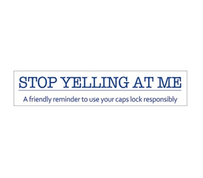 Bring Humor To Dorm Life - Stop Yelling At Me - Humorous Tin Sign - Cool Dorm Supplies