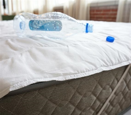 Waterproof Silent Twin XL Mattress Pad Dorm Essentials Dorm Supplies