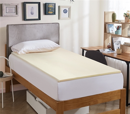 High Quality Dorm Bedding Memory Foam Bed Topper Twin XL Mattress Pad College Supplies
