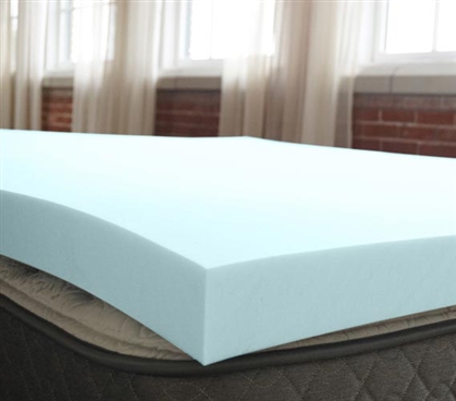 2" Serene Foam Topper Twin XL Mattress Topper Dorm Essentials