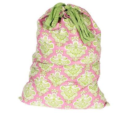 Looks Great Too - Istanbul Pink/Lime - College Laundry Bag - Laundry Supplies Essential
