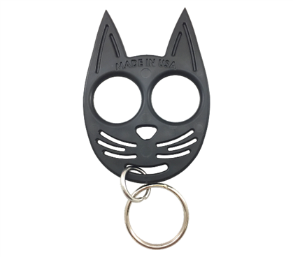 College Campus Safety Cat Keychain Spikes for Self Defense Dorm Room Security