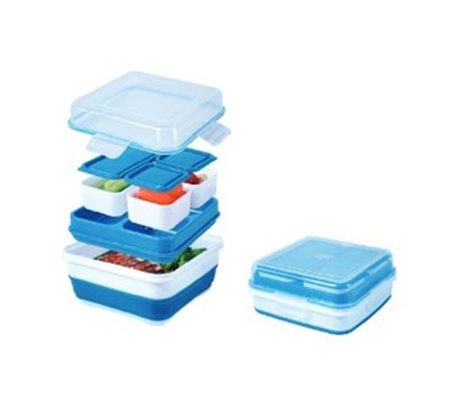 Dorm Kitchen Supplies - Collapsible Bento Box - College Container Set