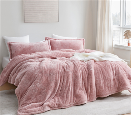 Pretty Pink College Comforter Coma Inducer Original Plush Ultra Cozy Dorm Bedding