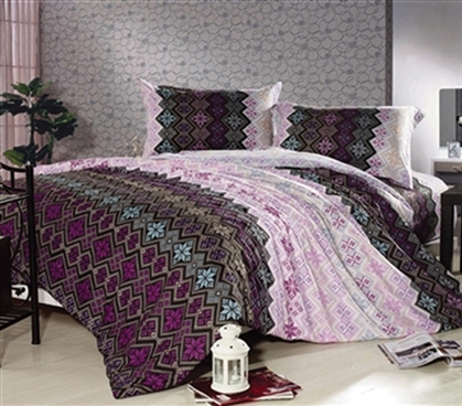 Majestic Abstract Twin XL Comforter Set - College Ave Designer Series - Dorm Room Comforter