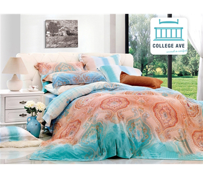 Soft Bedding - Florid Meld Twin XL Comforter Set - College Ave Designer Series - Comforter For College Girls