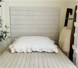 The Cardboard Headboard - White Wood