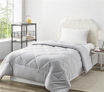 Neutral Dorm Decor Ideas Simple Comforters Twin XL Bedding Essentials for College Student Must Haves