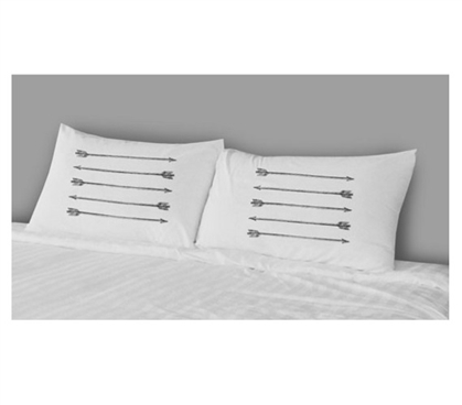 College Pillowcases - Arrows (2-Pack) Dorm Necessities Dorm Room DÃ©cor