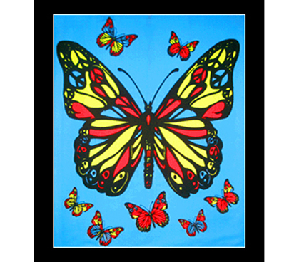 Butterflies in the Sky Wall Tapestry