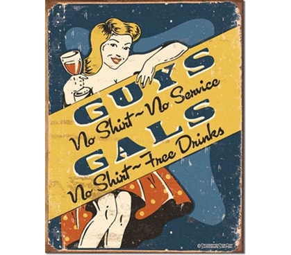 Tin Sign Dorm Room Decor college party humor illustration print on vintage tin sign for wall decoration
