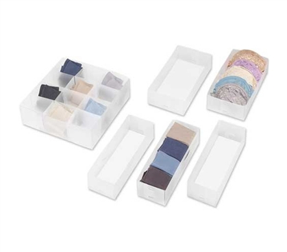 Drawer Organizers Combo Pack Dorm room supplies