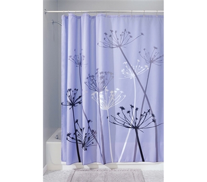 Adds To Dorm Decor - Thistle Purple Shower Curtain - Pretty Color