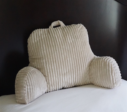 Dorm Bedrest Textured Comfort - Granite Gray
