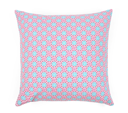 Lulu Pink Dorm Throw Pillow Cover