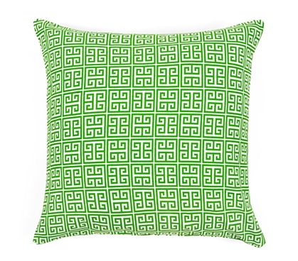 Greek Key Dorm Throw Pillow Cover