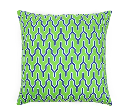 Parker Green Dorm Throw Pillow Cover