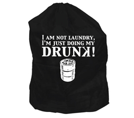 Dorm Essentials - Dorm Laundry Bag - Drunk - Cool Dorm Stuff